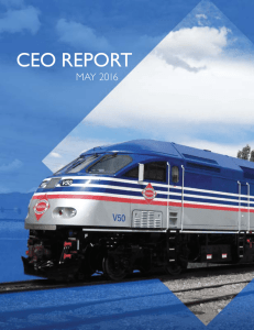 CEO REPORT MAY 2016