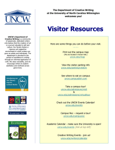 Visitor Resources The Department of Creative Writing welcomes you!