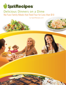 Delicious Dinners on a Dime by SparkRecipes.com