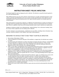INSTRUCTION SHEET: PELVIC INFECTION University of North Carolina Wilmington