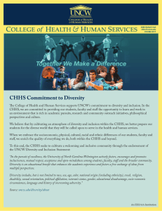 CHHS Commitment to Diversity
