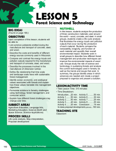 5 LESSON Forest Science and Technology NUTSHELL