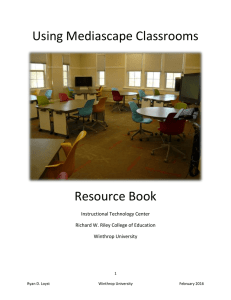 Using Mediascape Classrooms Resource Book  Instructional Technology Center