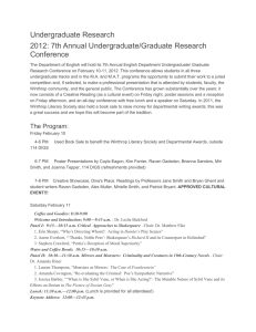 Undergraduate Research 2012: 7th Annual Undergraduate/Graduate Research Conference