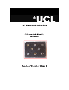 UCL Museums &amp; Collections Citizenship &amp; Identity Loan Box