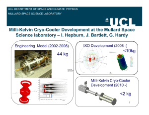 Milli-Kelvin Cryo-Cooler Development at the Mullard Space