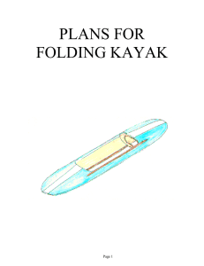 PLANS FOR FOLDING KAYAK Page 1