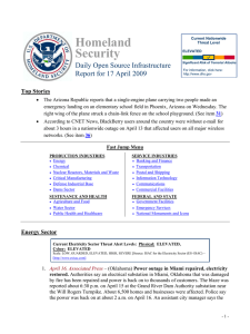 Homeland Security Daily Open Source Infrastructure Report for 17 April 2009