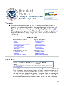 Homeland Security Daily Open Source Infrastructure Report for 6 April 2009
