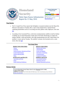 Homeland Security  Daily Open Source Infrastructure