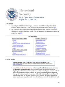 Homeland Security Daily Open Source Infrastructure Report for 21 June 2011