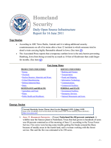 Homeland Security Daily Open Source Infrastructure Report for 16 June 2011