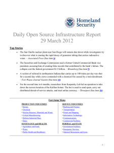 Daily Open Source Infrastructure Report 29 March 2012 Top Stories
