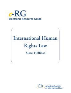 e -RG International Human Rights Law