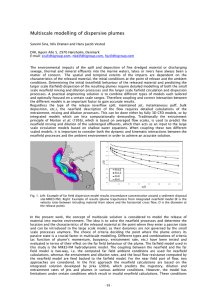 Multiscale modelling of dispersive plumes