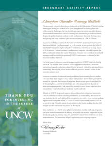 A letter from Chancellor Rosemary DePaolo