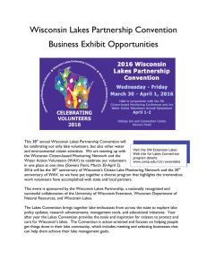 Wisconsin Lakes Partnership Convention Business Exhibit Opportunities