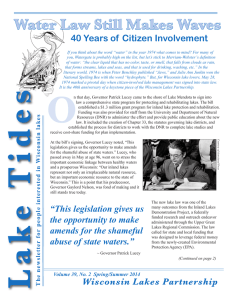Water Law Still Makes Waves 40 Years of Citizen Involvement