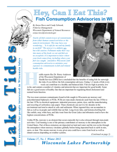 Hey, Can I Eat This? Fish Consumption Advisories in WI
