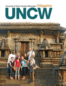 UNCW magazine University of North Carolina Wilmington fall 2009