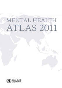 ATLAS 2011 MENTAL HEALTH