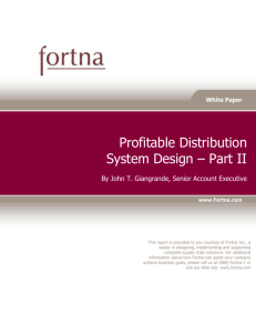 Profitable Distribution System Design – Part II