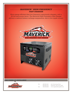 MAVERICK HIGH FREQUENCY FAST CHARGER