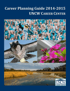 Career Planning Guide 2014-2015 UNCW C