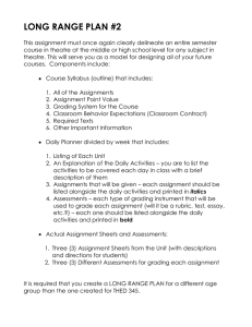 LONG RANGE PLAN #2