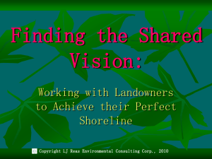Finding the Shared Vision: Working with Landowners to Achieve their Perfect