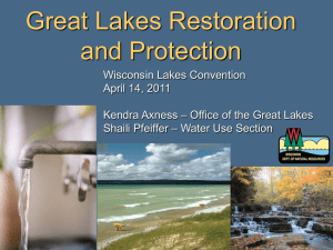 Great Lakes Restoration and Protection
