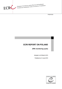 POLAND ECRI REPORT ON (fifth monitoring cycle)