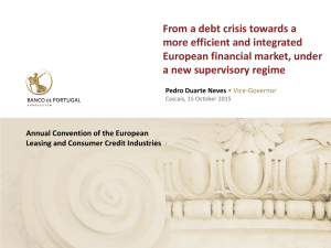 From a debt crisis towards a more efficient and integrated