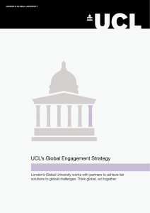 UCL’s Global Engagement Strategy