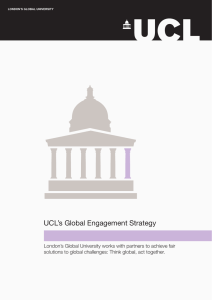 UCL’s Global Engagement Strategy