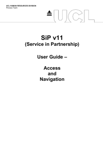 SiP v11  (Service in Partnership) –