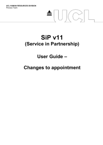 SiP v11  (Service in Partnership) –