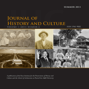 JHC Journal of History and Culture