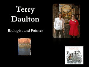 Terry Daulton Biologist and Painter