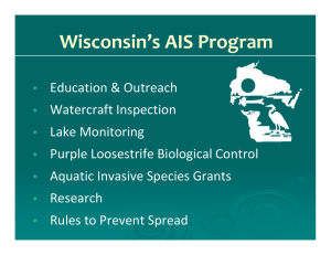 Wisconsin’s AIS Program