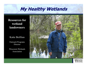 My Healthy Wetlands Resources for wetland landowners