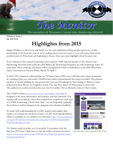 The Monitor Highlights from 2015