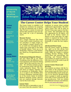 The Career Center Helps Your Student