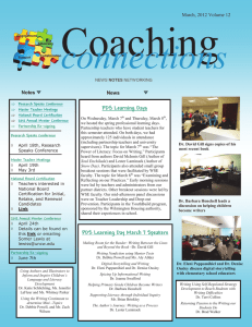 Coaching connections  PDS Learning Days