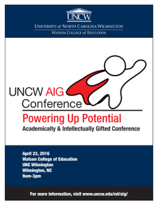 AIG Powering Up Potential UNCW Conference