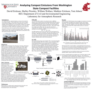 Analyzing Compost Emissions From Washington State Compost Facilities
