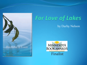 For Love of Lakes