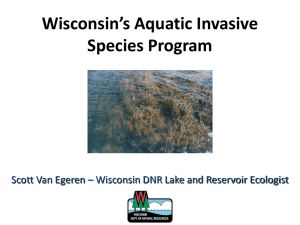 Wisconsin’s Aquatic Invasive Species Program