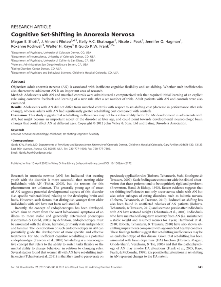 research article anorexia