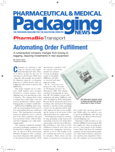 C Automating Order Fulfillment PharmaBio Transport